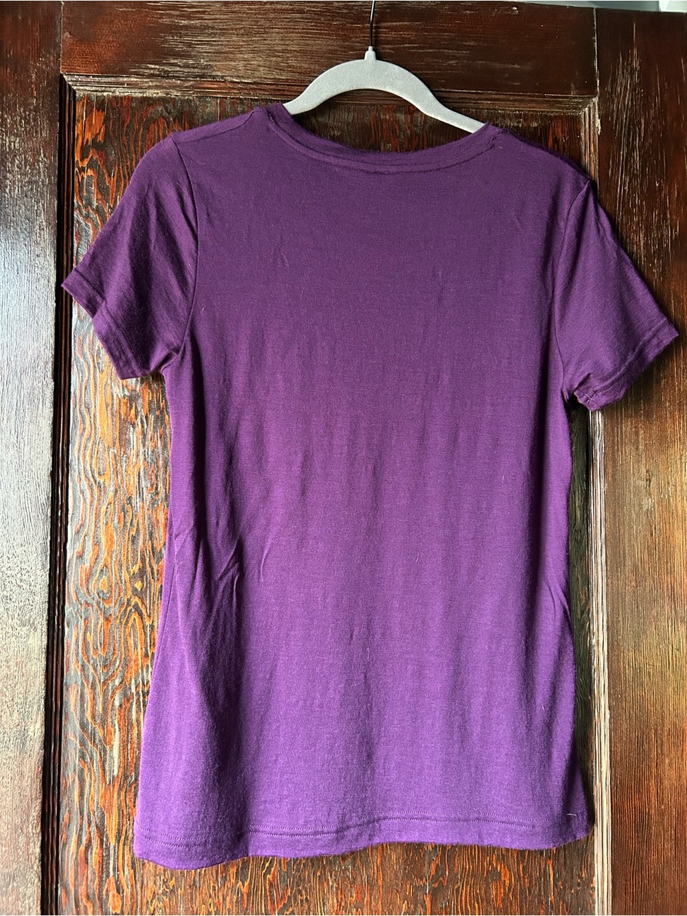 Merino Protect 100% Merino Wool Performance Tee Deep Purple/Eggplant Medium - Picture 7 of 7